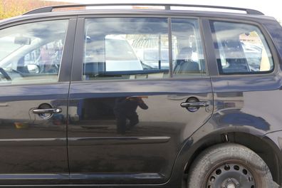 VW Touran 1T 1T3 Tür hinten links schwarz LC9Z metallic black -keine Anbaueteile
