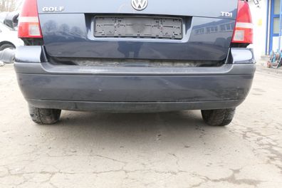 VW Golf 4 Kombi Avant Stoßstange hinten Heckstoßstange Stoßfänger blau grau LC5F