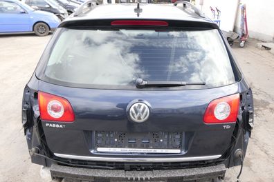 VW Passat 3C Kombi Variant Heckklappe Klappe Scheibe grau blau LC5F - ohne Anbau