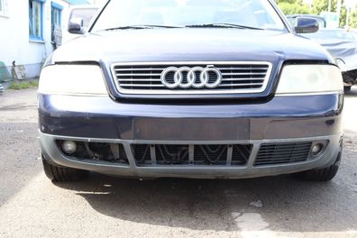 Audi A6 4B Frontstoßstange Stoßstange vorn vorne Stoßfänger blau LZ5L