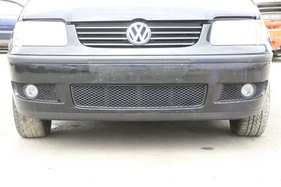 VW Polo 6N2 Stoßstange vorne Frontstoßstange Stoßfänger schwarz L041 + Grill