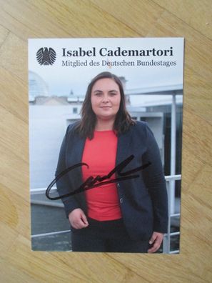 MdB SPD Isabel Cademartori - handsigniertes Autogramm!!