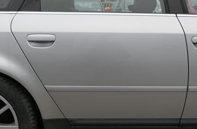 Audi A6 4B C5 Tür Türblatt hinten rechts silber LY7W lichtsilber