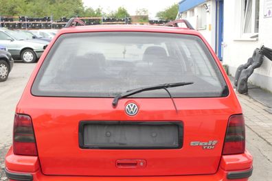 VW Golf 3 Kombi Variant Heckklappe Klappe Scheibe hinten rot LP3G