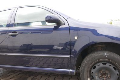 Skod Fabia 6Y Kombi Limousine Tür vorne rechts Beifahrertür blau LF5U ohne Anbau