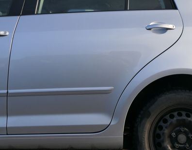 VW Golf Plus 5M 6 521 Türblatt Tür Blech hinten links grau silber LA7W + Rahmen