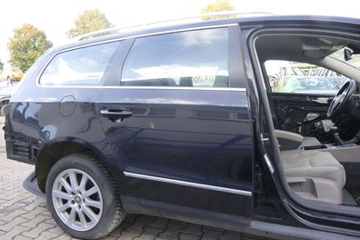 VW Passat 3C Kombi Variant Tür hinten rechts schwarz L041 ohneAnbauteile