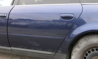 Audi A6 4B C5 Tür Türblatt hinten links blau LZ5T nur Türblatt