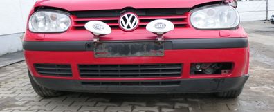 VW Golf 4 Stoßstange vorne Frontstoßstange Stoßfänger rot LY3D SWR