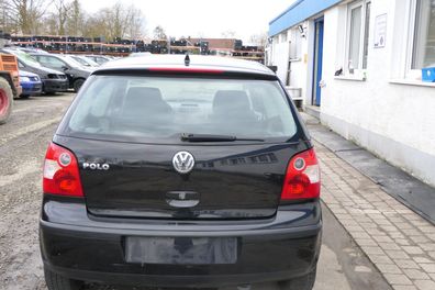 VW Polo 9N3 9N Heckklappe Kofferraumklappe Klappe schwarz LC9Z - Scheibe ohne