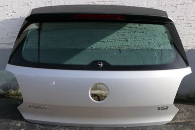 VW Polo 6R 6C Heckklappe Kofferraumklappe Klappe Scheibe grau silber LA7W