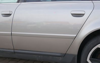 Audi A6 4B C5 Tür Türblatt hinten links grau LY7Q nur Türblatt
