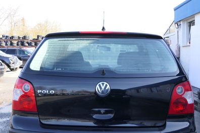 VW Polo 9N3 9N Heckklappe Kofferraumklappe Klappe schwarz L041 - Scheibe ohne