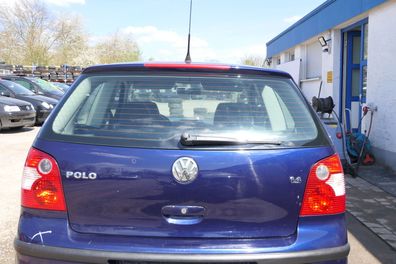 VW Polo 9N3 9N Heckklappe Kofferraumklappe Klappe blau LB5N ohne Anbauteile