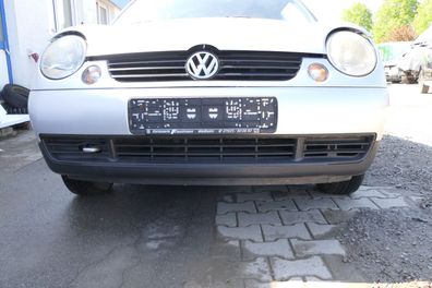 VW Lupo 6x Stoßstange vorne Frontstoßstange Stoßfänger silber LA7W