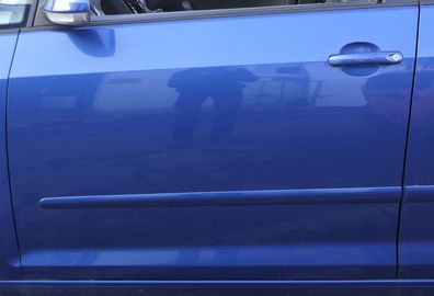 VW Golf Plus 5M Türblatt Tür vorne links Fahrertür blau LA5K - nur Türblatt