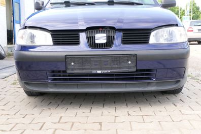 Seat Ibiza 6K Stoßstange Frontstoßstange vorne blau LB5N Facelift ab1999 Grill