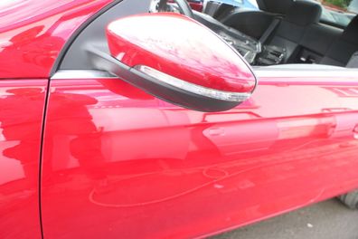 VW Eos 1F elektrischer Spiegel Außenspiegel links rot LA3H anklappbar -OHNE Glas