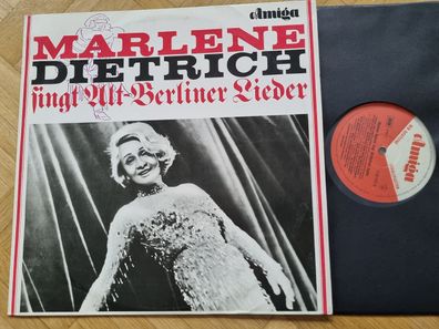 Marlene Dietrich - Singt Alt-Berliner Lieder Vinyl LP Amiga