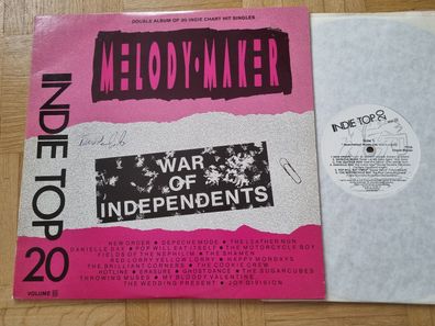 Various - Indie Top 20 Volume III (War Of Independents) 2x Vinyl LP UK