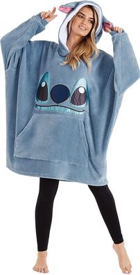 Disney Übergröße Hoodie Decke Damen Stitch Oversized Kapuzenpullover Mädchen