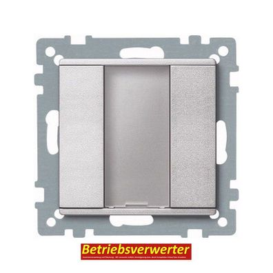 Merten KNX EIB 627560 Taster 1fach plus aluminium edelmatt System M - Neu & Ovp.