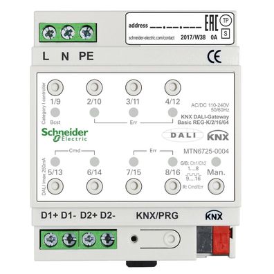 Schneider Electric EIB KNX DALI-Gateway Basic MTN6725-0004 IP20 KNX - NEU & Ovp.