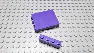 Lego 5 Steine 1x4 hoch Dunkelviolet Dunkellila Nummer 3010