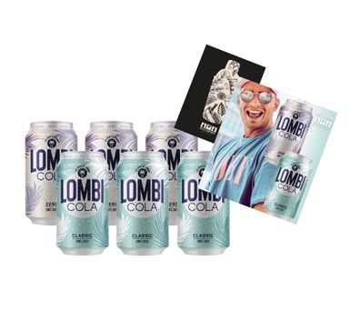 Sänger Pietro Lombardi 6er Mix Set - 3x Lombi Cola + 3x Lombi Cola Zero