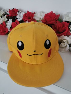Pokemon Pikachu Snapback cap Gamer Fan Merchandise Cosplay Mütze Poke