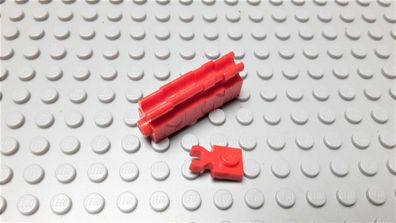Lego 10 Platten 1x1 Clip Rot Nummer 4085d