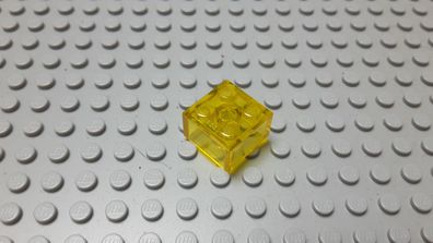 Lego 1 Basic Stein 2x2 hoch Transparent Gelb 3003 Set 21117