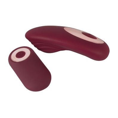 2-in-1 Auflege- und Panty-Vibrator + 10 Vibration + im Slip tragbar Sexspielzeug