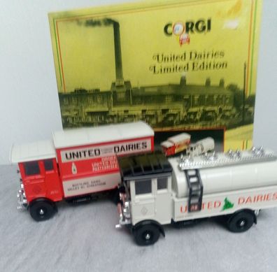 United Dairies - Limited Edition AEC Cabover and Tanker , Corgi