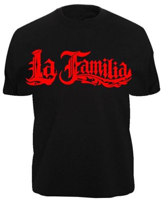T-Shirt LA Familia - LA VIDA LOCA - Black Pearl AUTO Motorrad MI Decal shirt xyx