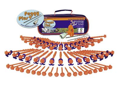 Peggy Peg StartKit • Set inkl. Tasche (PP03) • 50 Schrauben und Zubehör für alle Zelt