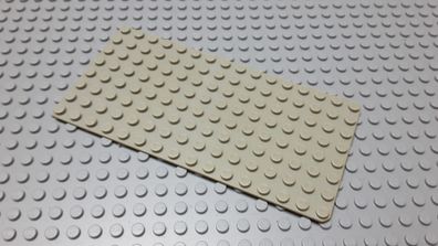 Lego 1 Platte dünn 8x16 Althellgrau Nummer 3865