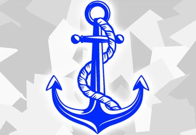 1x Aufkleber Maritim Anker Segelboot Rettungsring Steuerrad Kompass Anchor Se