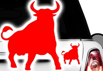 1x STIER BULLEN TORO Spanien 12cm AUTO Aufkleber Decal hardcorex x