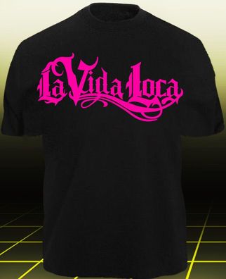 T-Shirt LA VIDA LOCA - LA Familia Black Pearl AUTO Motorrad MI Decal shirt x