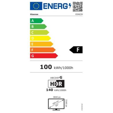 Hisense 65A63H Ultra HD HDR LED-TV 65" (164 cm)