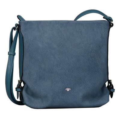 Tom Tailor Perugia, Reißverschlusstasche mit langem Gurt M, mid blau