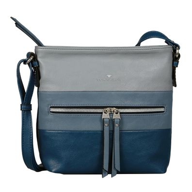 Tom Tailor ELLEN, Reißverschlusstasche mit langem Gurt M, blau