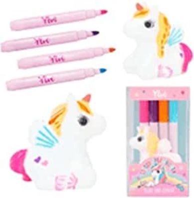 Ylvi Einhorn Set zum Bemalen inkl. Stifte 10,5 ? 10,5 ? 4 cm