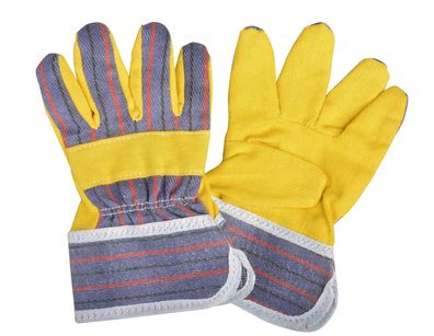 Esschert Design Kinderhandschuhe Handschuhe Gartenhandschuhe Kinder blau gelb