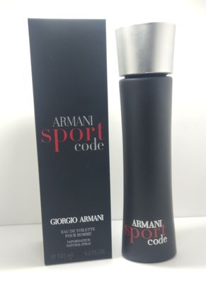 Giorgio Armani Sport Code Pour Homme 125 Ml Eau De Toilette Spray