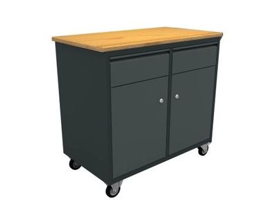 Mobile Werkbank 2 Schubladen 2 Türen- Werkzeug Werkbank Ordnung !TOP !