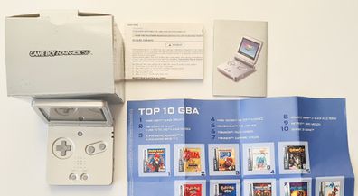 Nintendo Game Boy Advance SP Handheld GBA SP OVP Silber - Zustand: Gut