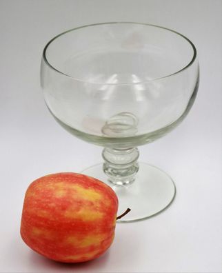 Hochwertiges Dessert & Cocktailglas Kugel Stiel Design 15cm / Vintage #Y