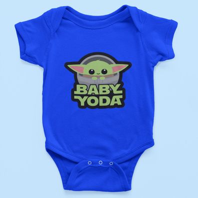 Bio Baumwolle Babystrampler für Star Wars Fans Baby Yoda Jedi